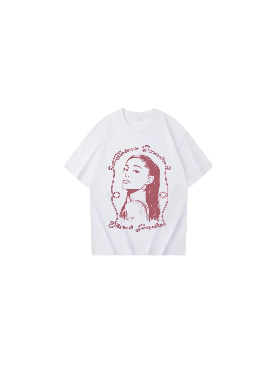 White Ariana Grande Graphic T