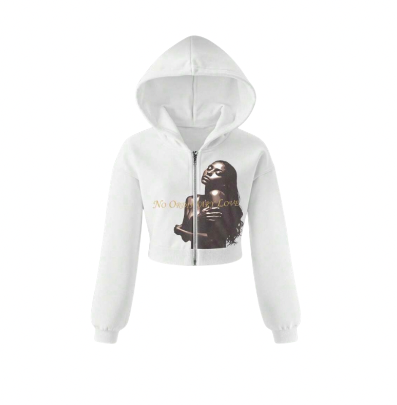 Graphic White SADE hoodie