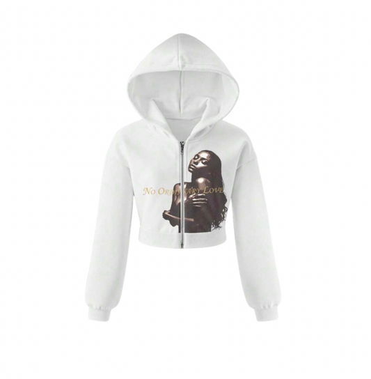 Graphic White SADE hoodie