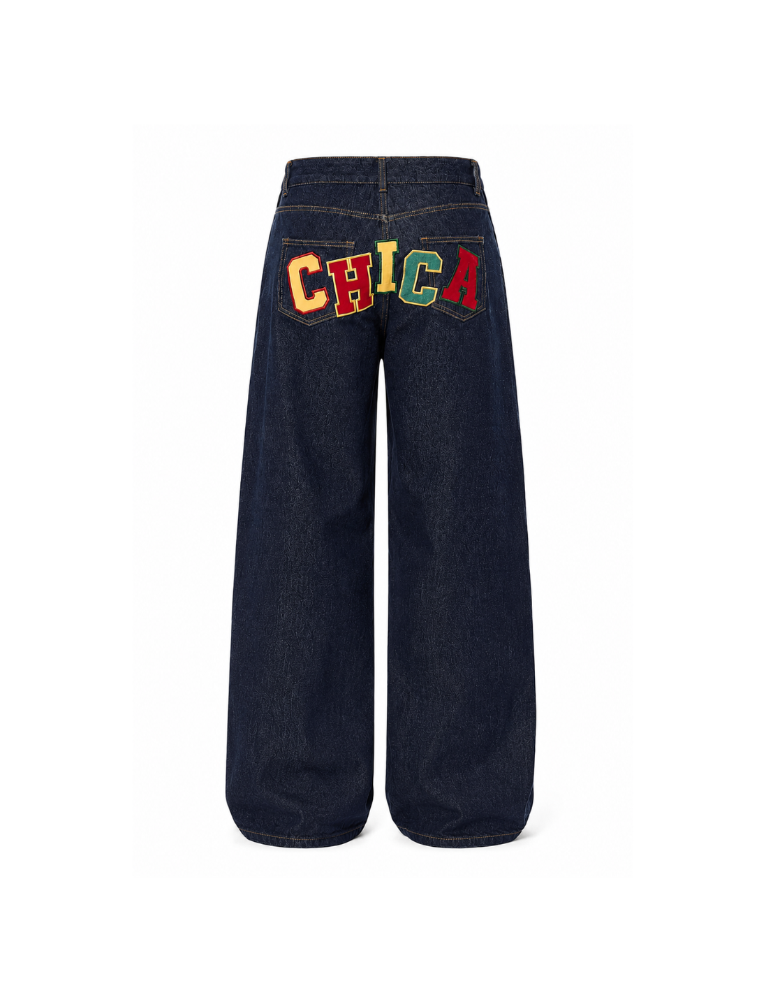Dark Wash CHICA Graphic Embroidered Jeans