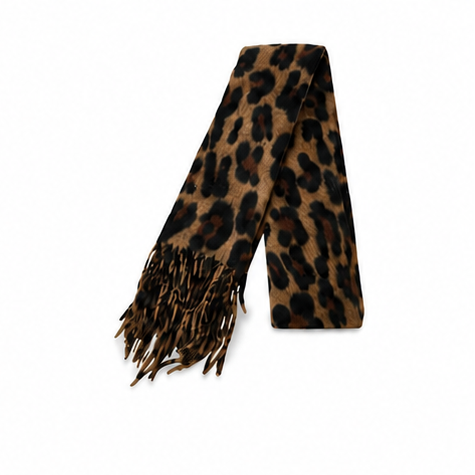 Leopard print scarf